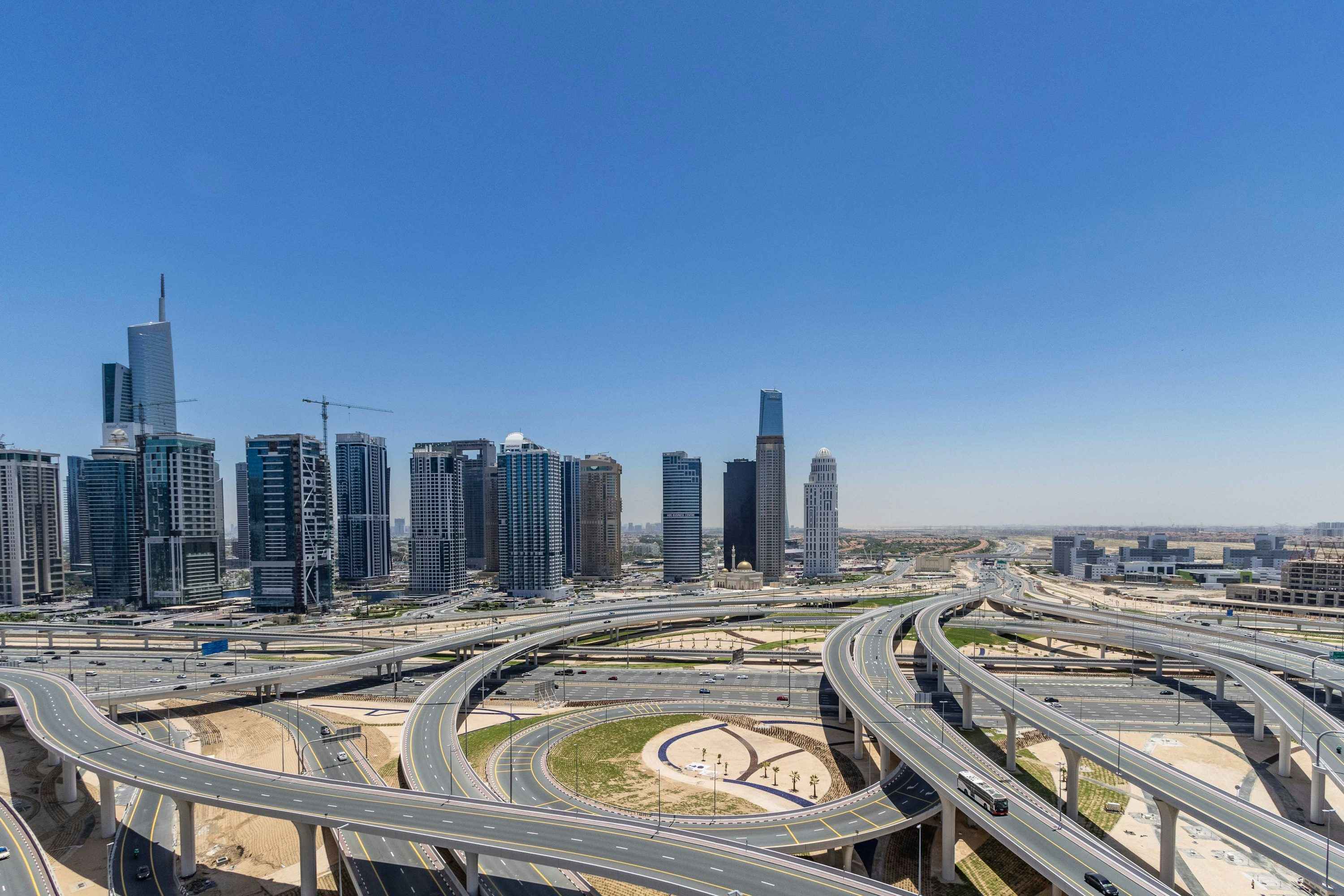 Dubai Highway Network Map